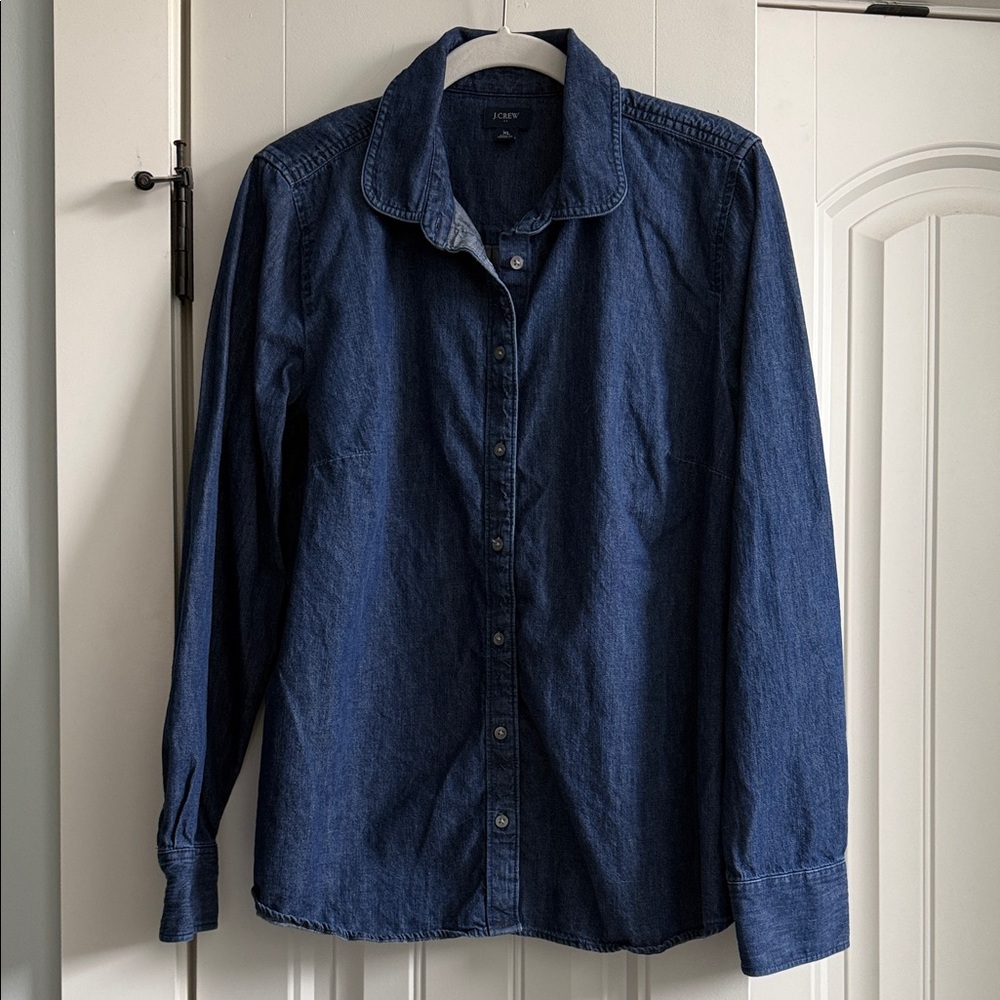 J. Crew Classic Blue Denim Shirt